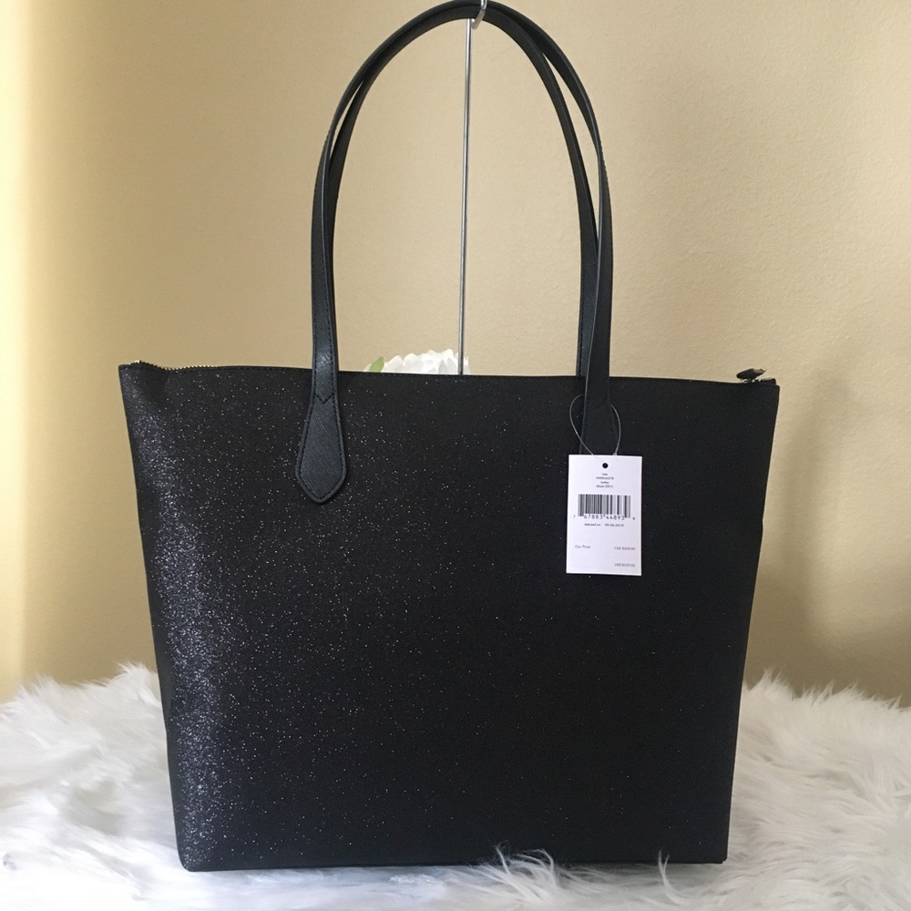 New Kate spade joeley glitter tote shoulder bag - Picture 6 of 8